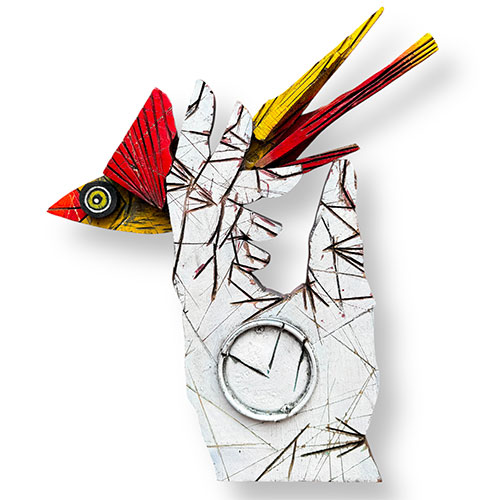 Michael Banks 17 x 19 Bird in Hand WP5643